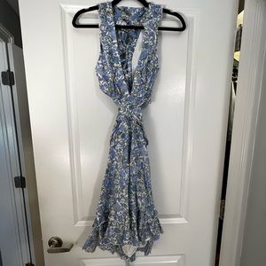 Vici floral blue dress.